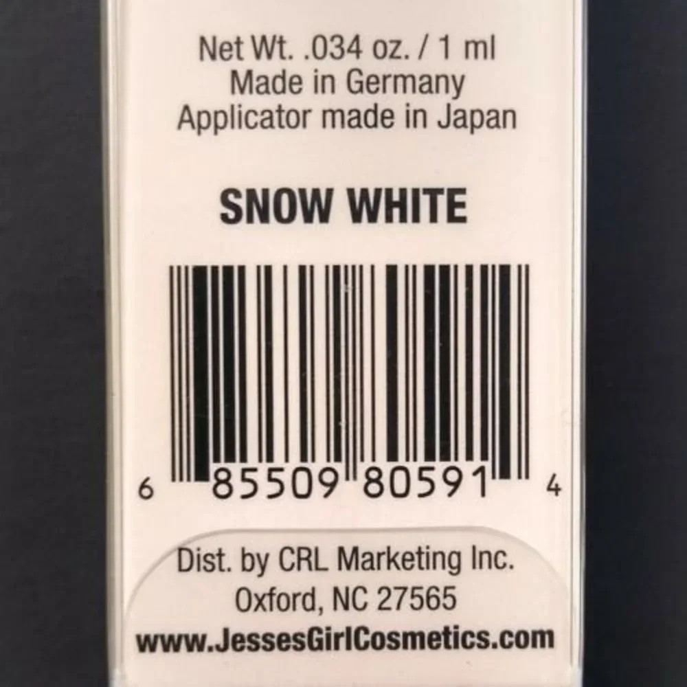 Jesse's Girl Liquid Eyeliner Super Fine Applicator Snow White New 0.034 oz